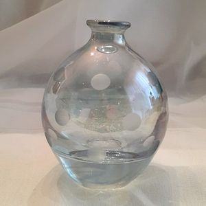 Beautiful Glass Paperweight Vase